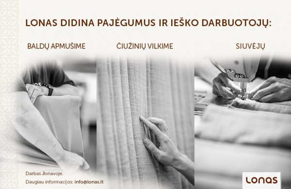 Įmonė „Lonas“ kviečia prisijungti: ieškomi darbuotojai gamyboje
