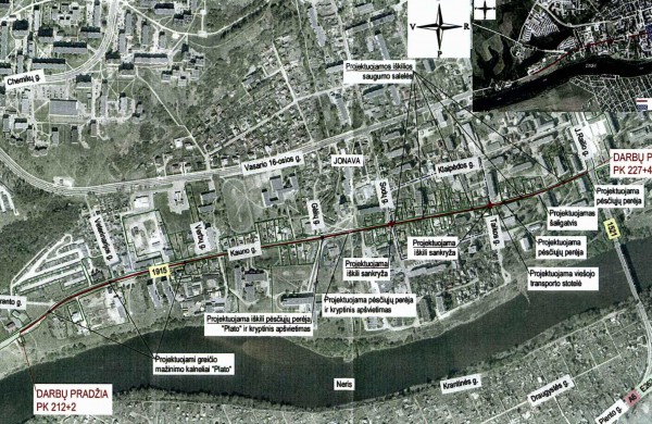 Kauno gatvė ruošiasi pokyčiams: trys naujos perėjos, keturi greičio ribojimo kalneliai, saugumo salelės