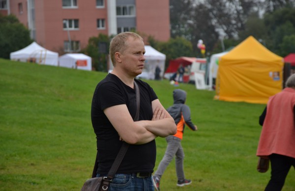 Prie akcijos „Už saugią Lietuvą“ Jonavoje prisijungė Martynas Starkus ir Simona Bandita