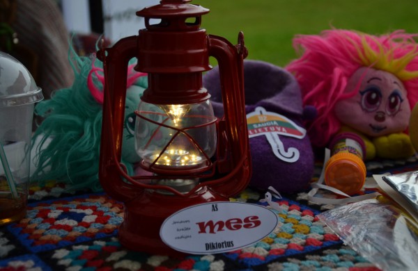 Prie akcijos „Už saugią Lietuvą“ Jonavoje prisijungė Martynas Starkus ir Simona Bandita