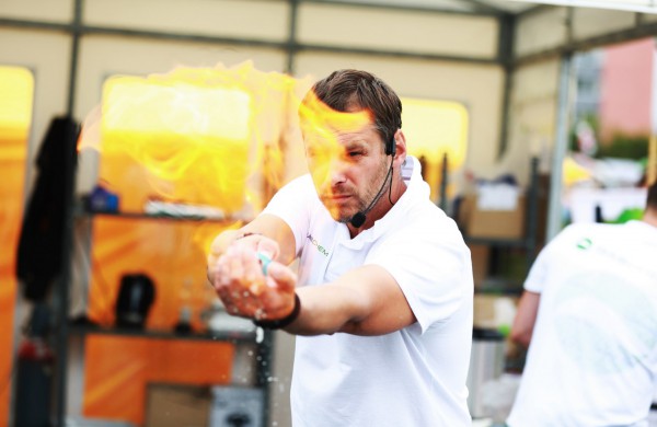 Prie akcijos „Už saugią Lietuvą“ Jonavoje prisijungė Martynas Starkus ir Simona Bandita