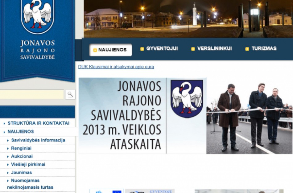 Atnaujinama savivaldybės internetinė svetainė