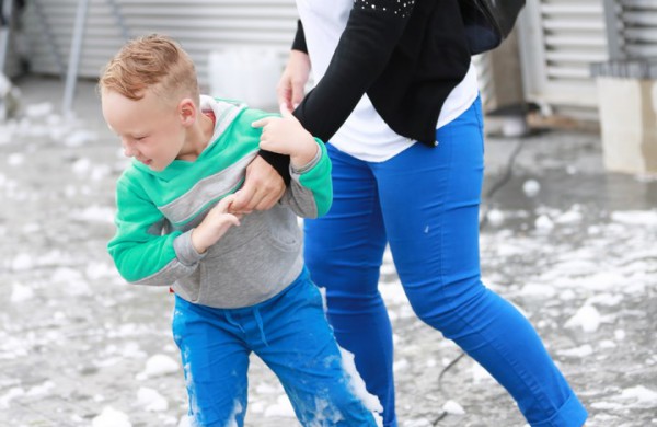 Prie akcijos „Už saugią Lietuvą“ Jonavoje prisijungė Martynas Starkus ir Simona Bandita