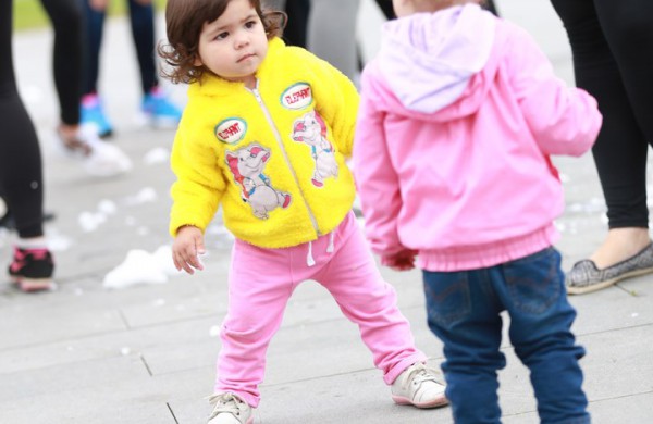 Prie akcijos „Už saugią Lietuvą“ Jonavoje prisijungė Martynas Starkus ir Simona Bandita