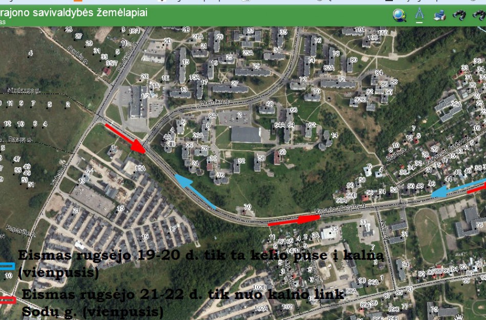 Dėl Vasario 16-osios gatvės remonto bus ribojamas eismas