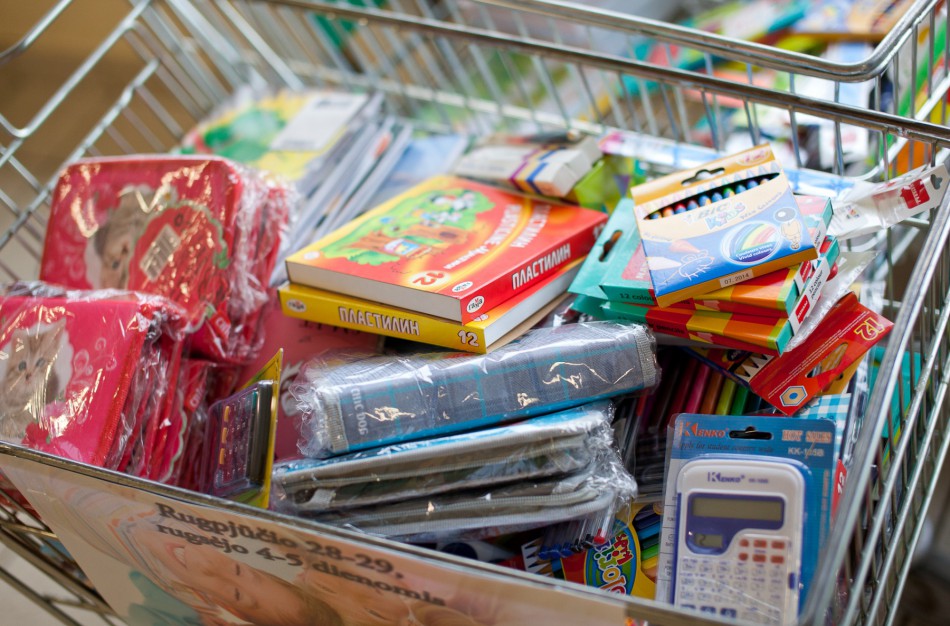 Akcija “Būsiu pirmūnas” Jonavoje: per dvi dienas paaukota prekių už 3285 eurus