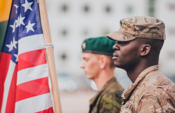 Rukloje vyko JAV rotacinių pajėgų padalinio išlydėtuvės