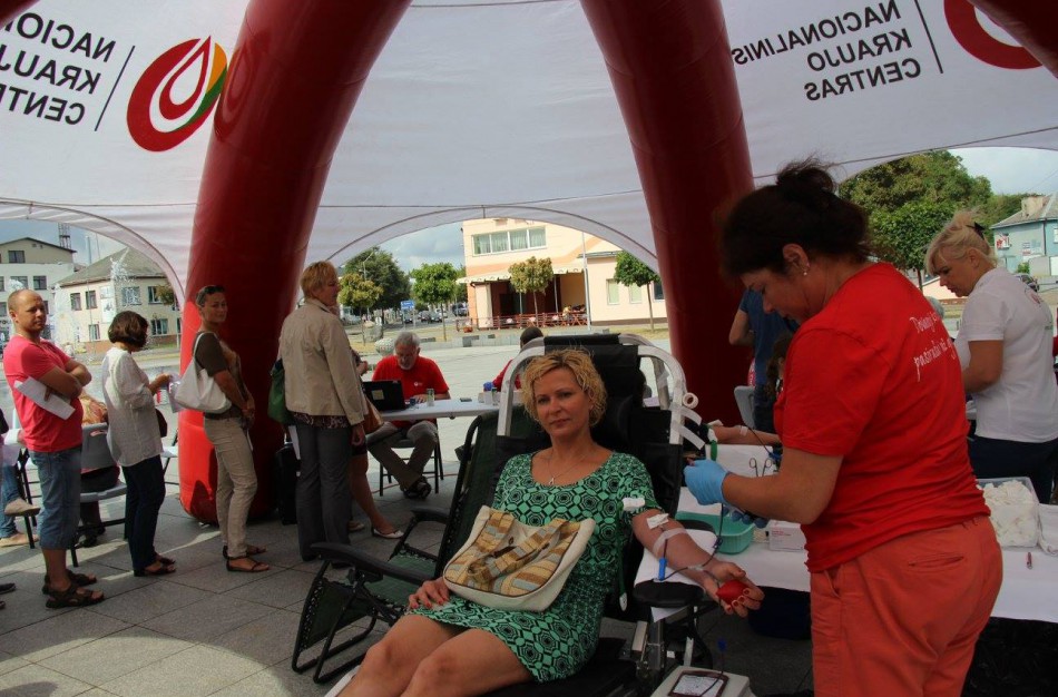 Kraujo donorystės akcija Jonavoje: „Jūsų miestas - fantastiškas“