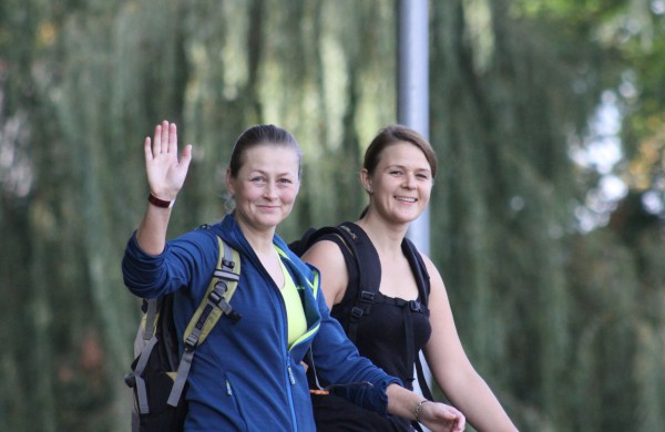 Pėsčiųjų žygyje - dvigubas rekordas: kilometrai atbulomis ir nuospaudų skaičius