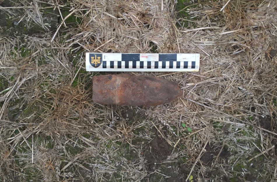 Jonavos rajone rastas pavojingas sprogmuo