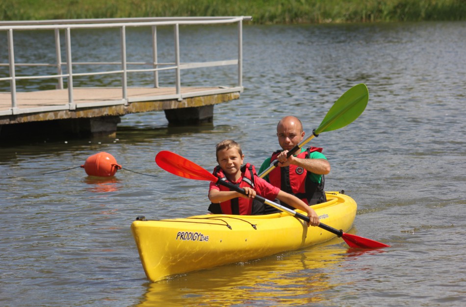 Varnutės tvenkinyje – vandens pramogos