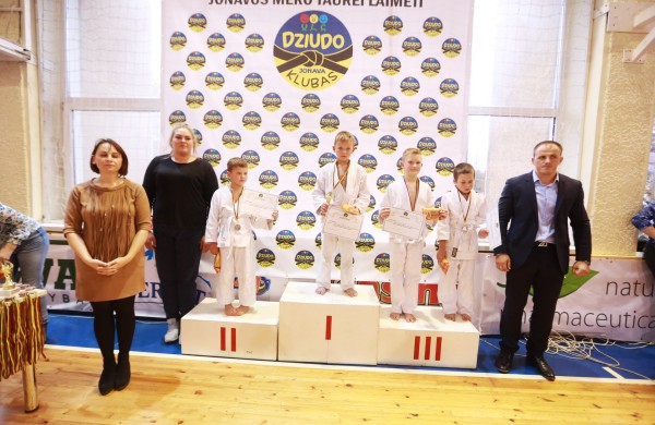 Tarptautinėse dziudo varžybose apdovanoti ir Jonavos vaikai