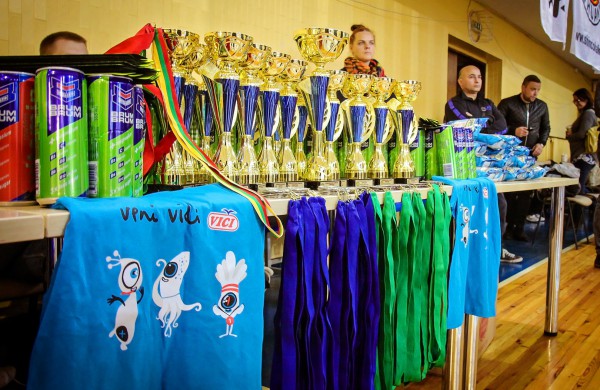 Vaikai varžėsi karate turnyre