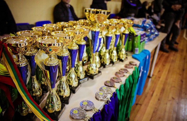 Vaikai varžėsi karate turnyre