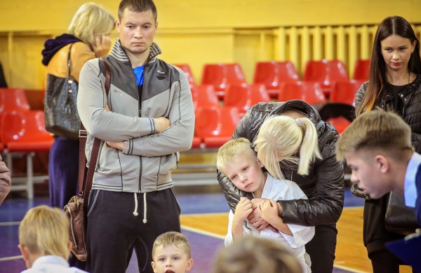 Vaikai varžėsi karate turnyre