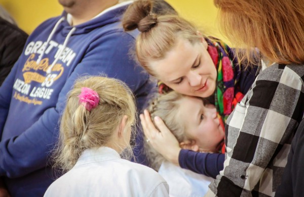 Vaikai varžėsi karate turnyre