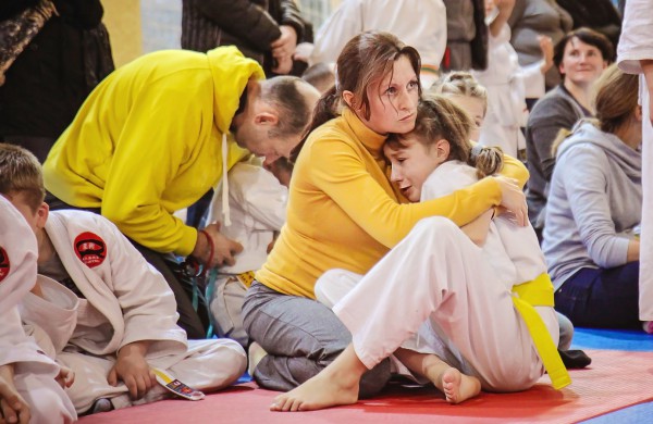 Vaikai varžėsi karate turnyre