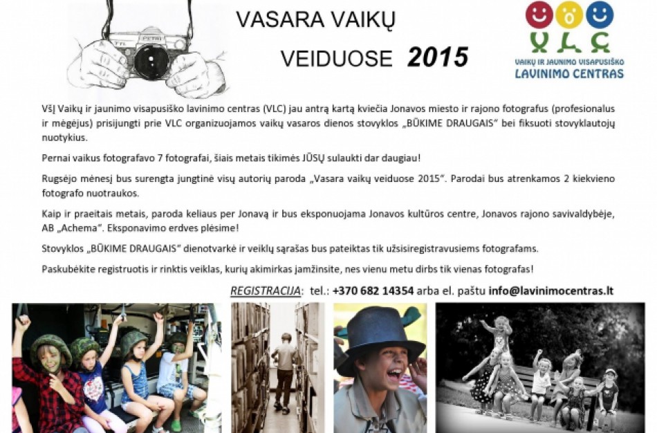 Fotografus kviečia fiksuoti vaikų nuotykius