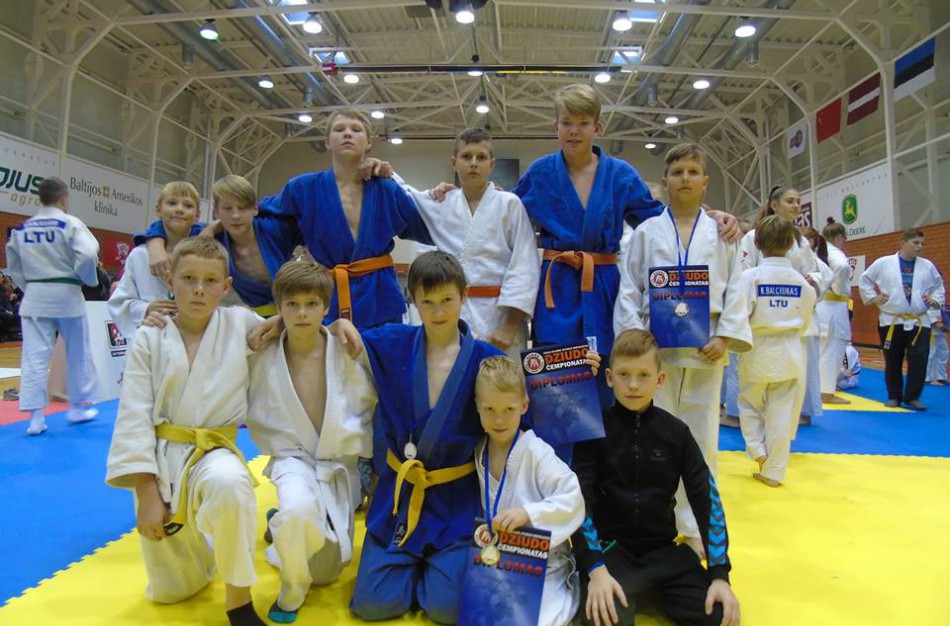 Jaunųjų dziudistų laimėjimai