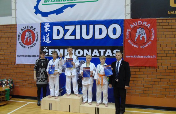 Jaunųjų dziudistų laimėjimai