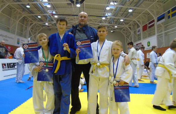 Jaunųjų dziudistų laimėjimai