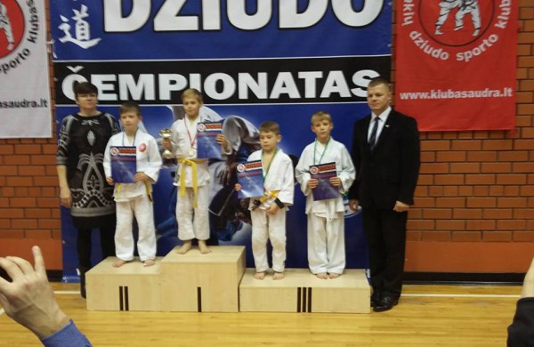 Jaunųjų dziudistų laimėjimai