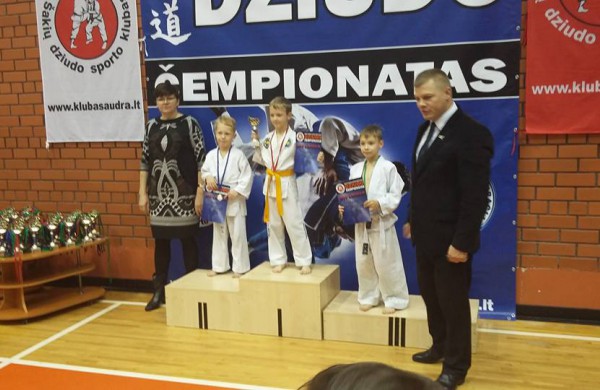 Jaunųjų dziudistų laimėjimai