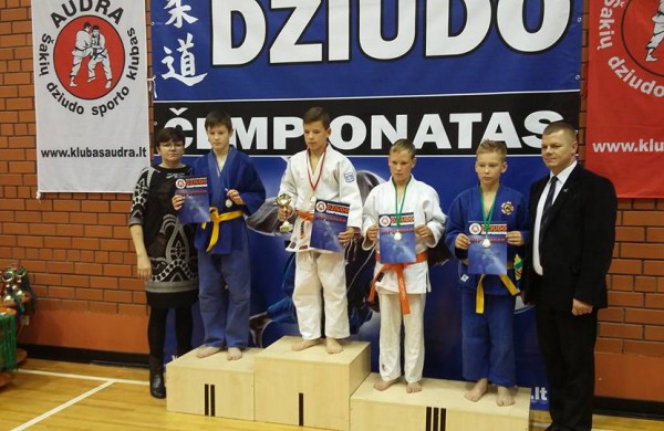 Jaunųjų dziudistų laimėjimai