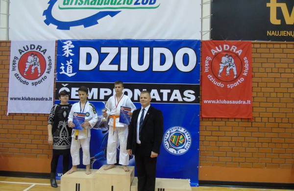 Jaunųjų dziudistų laimėjimai