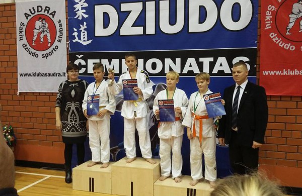 Jaunųjų dziudistų laimėjimai