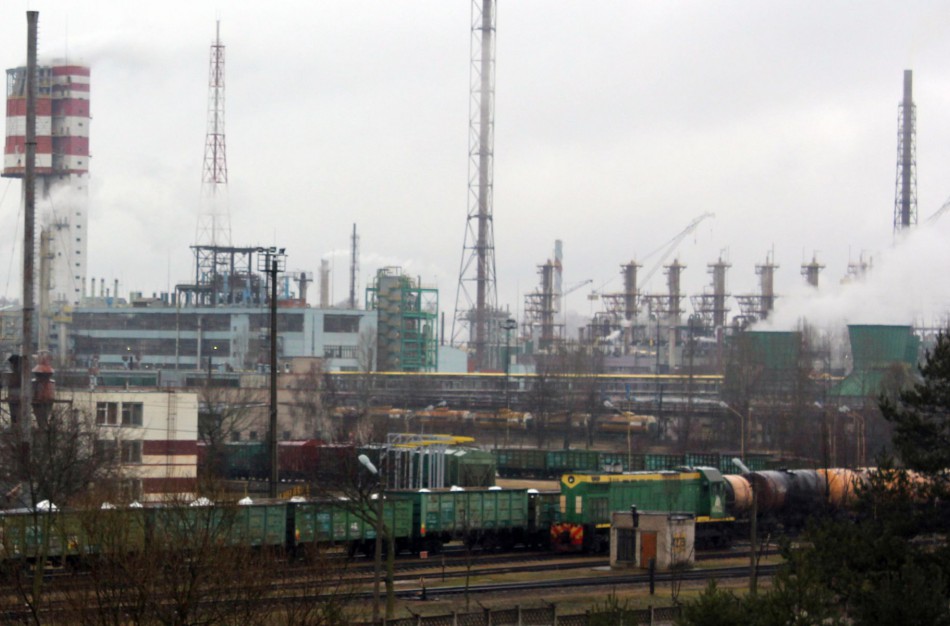 Bendrovės "Achema" vidinėse patalpose kilo nedidelis gaisras