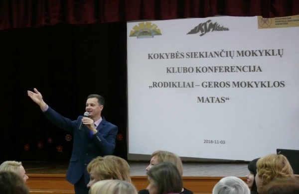 Konferencijoje Rukloje - mokyklų veiklos kokybės paieškos