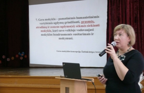 Konferencijoje Rukloje - mokyklų veiklos kokybės paieškos