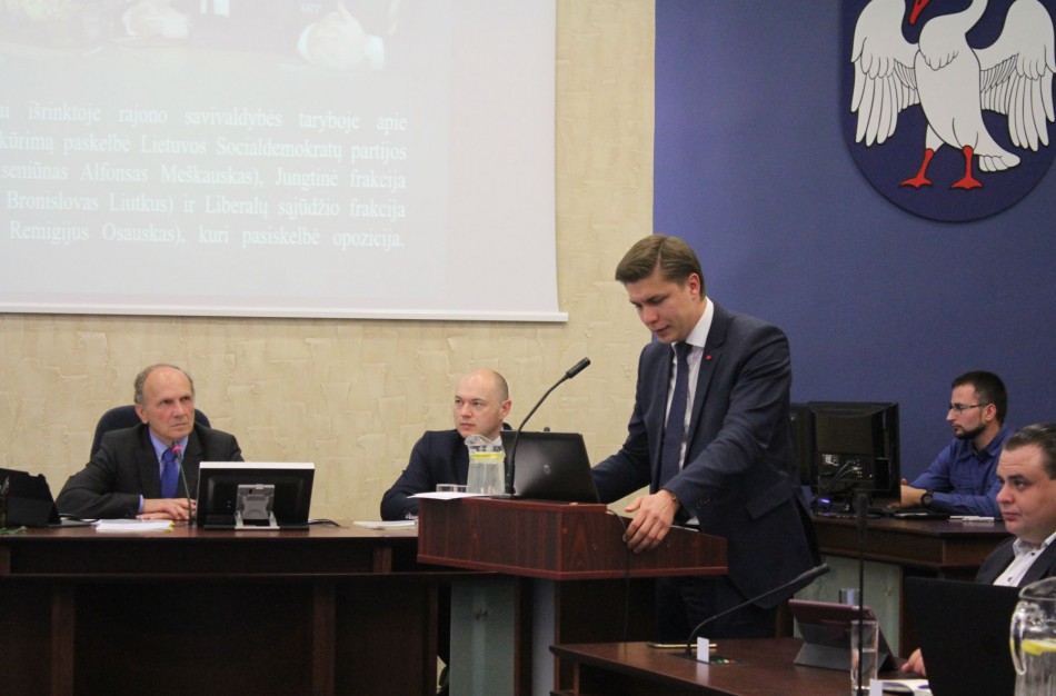 Ūkio ministru siūlomas Jonavos meras Mindaugas Sinkevičius