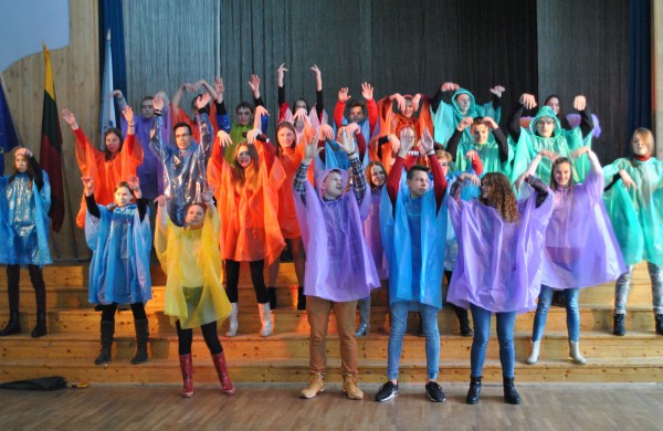 J.Ralio gimnazijoje naktį apsilankė ir humoristas Justinas Jankevičius