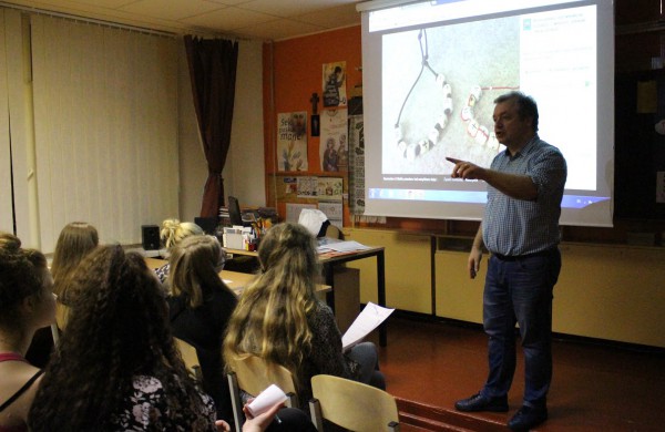 J.Ralio gimnazijoje naktį apsilankė ir humoristas Justinas Jankevičius