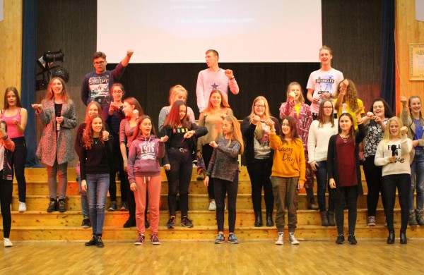 J.Ralio gimnazijoje naktį apsilankė ir humoristas Justinas Jankevičius