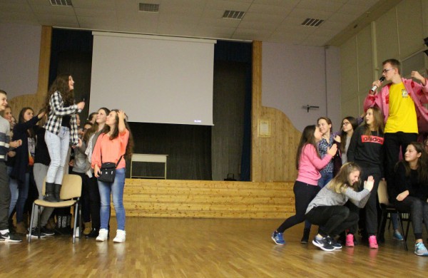 J.Ralio gimnazijoje naktį apsilankė ir humoristas Justinas Jankevičius