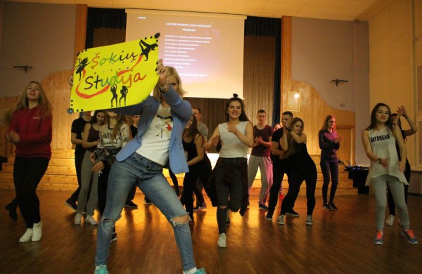 J.Ralio gimnazijoje naktį apsilankė ir humoristas Justinas Jankevičius