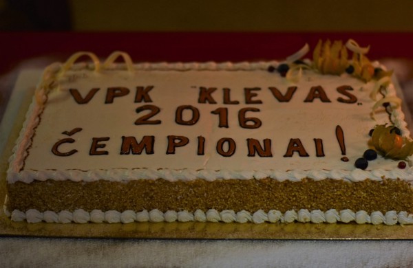 Senjorų futbolo klubo „Klevas“ vakaronėje – dovanų gausa