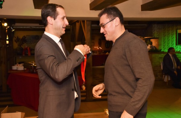 Senjorų futbolo klubo „Klevas“ vakaronėje – dovanų gausa