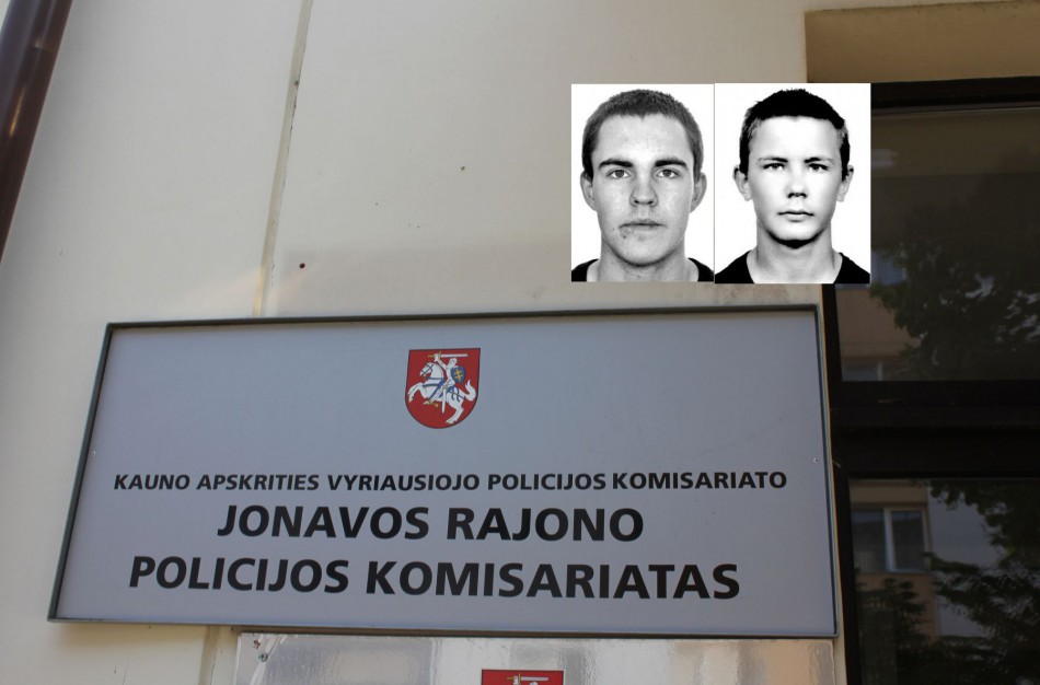 Jonavos policija ieško dviejų įtariamųjų