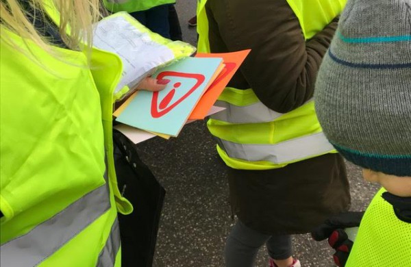 Jonavoje – akcija žuvusiems eismo įvykiuose atminti