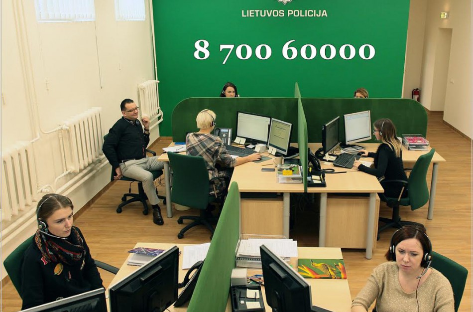 Startavo policijos informacijos teikimas telefonu 