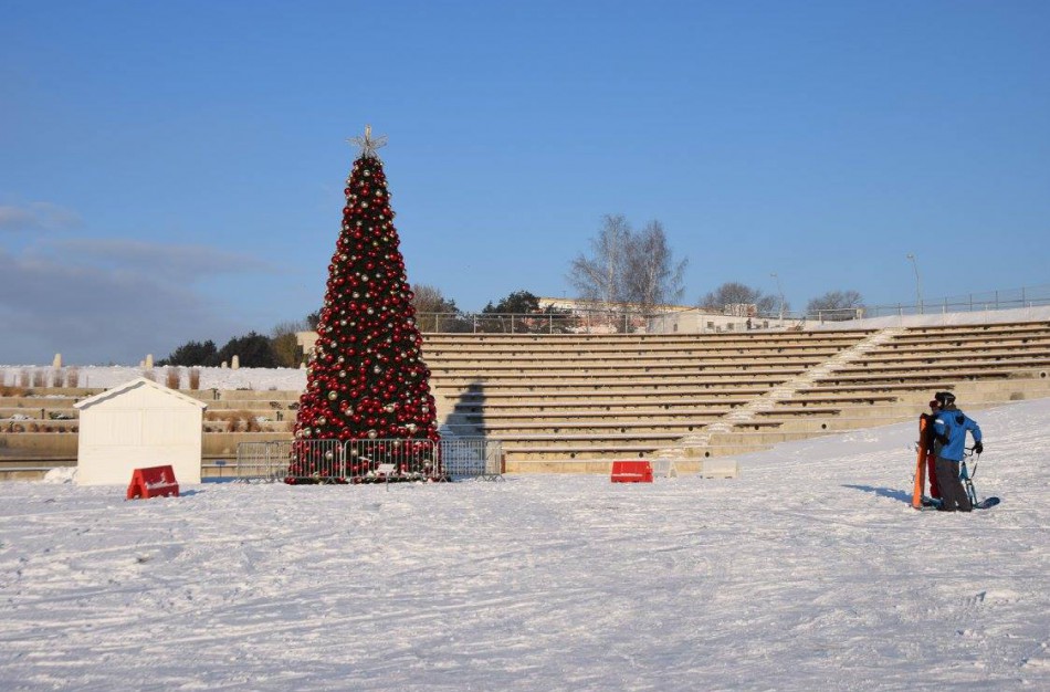 Viena Kalėdų eglė jonaviečius džiugins savaitę, kita – dar ilgiau