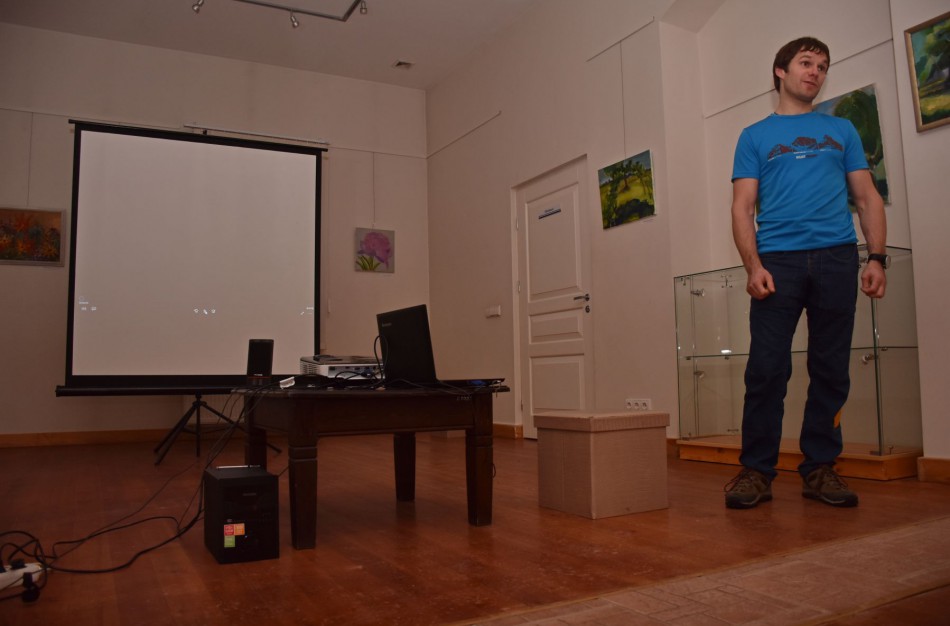 Krašto muziejuje pristatytas dokumentinis filmas apie lietuvius alpinistus