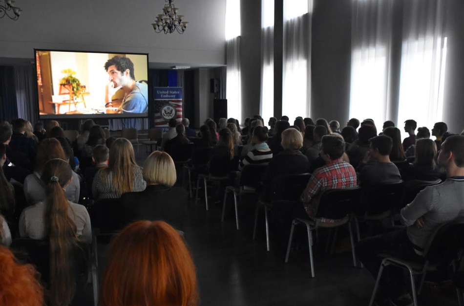 Į filmo apie pabėgėlius peržiūrą Jonavoje atvyko ir jo kūrėjai