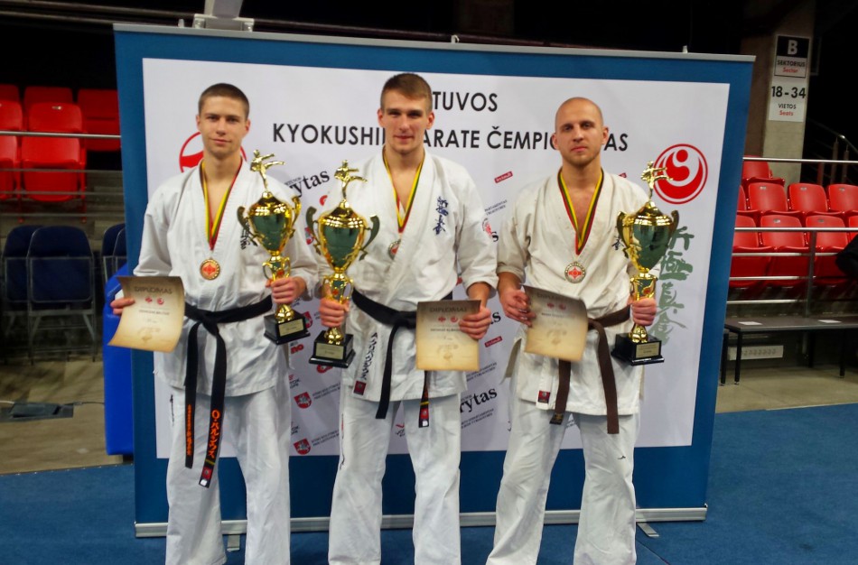 Kiokušin karate atletų pergalės sostinėje
