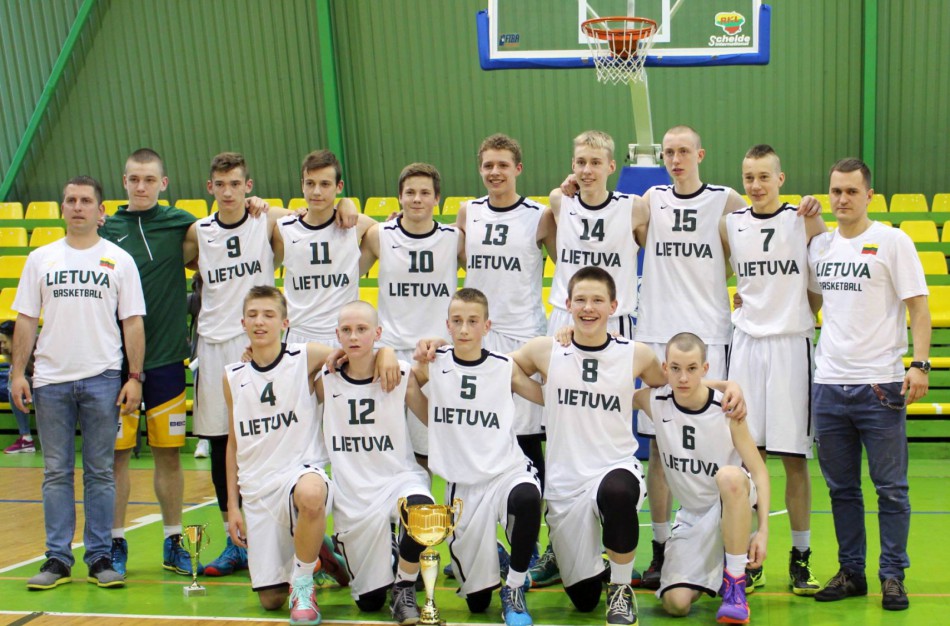 Baltijos šalių nugalėtoju šalies rinktinės sudėtyje tapo ir jaunasis sporto centro krepšininkas