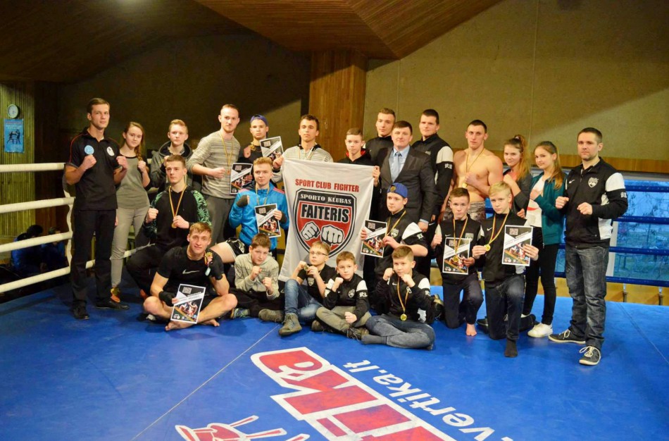 Kikbokso turnyrui Jonavoje pasibaigus